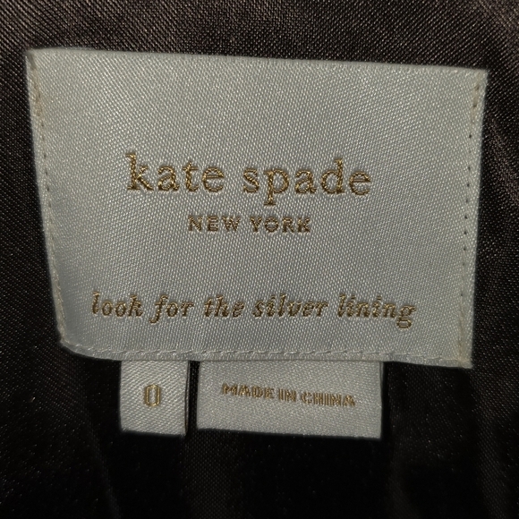 Kate Spade 100% Silk Pineapple Wrap Dress Size 0 - Picture 3 of 4